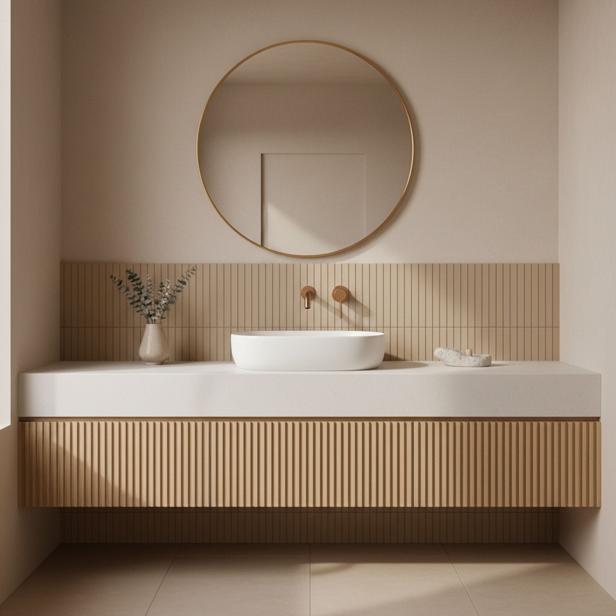 Rubinetto Da Parete Rea Clif Brush Copper