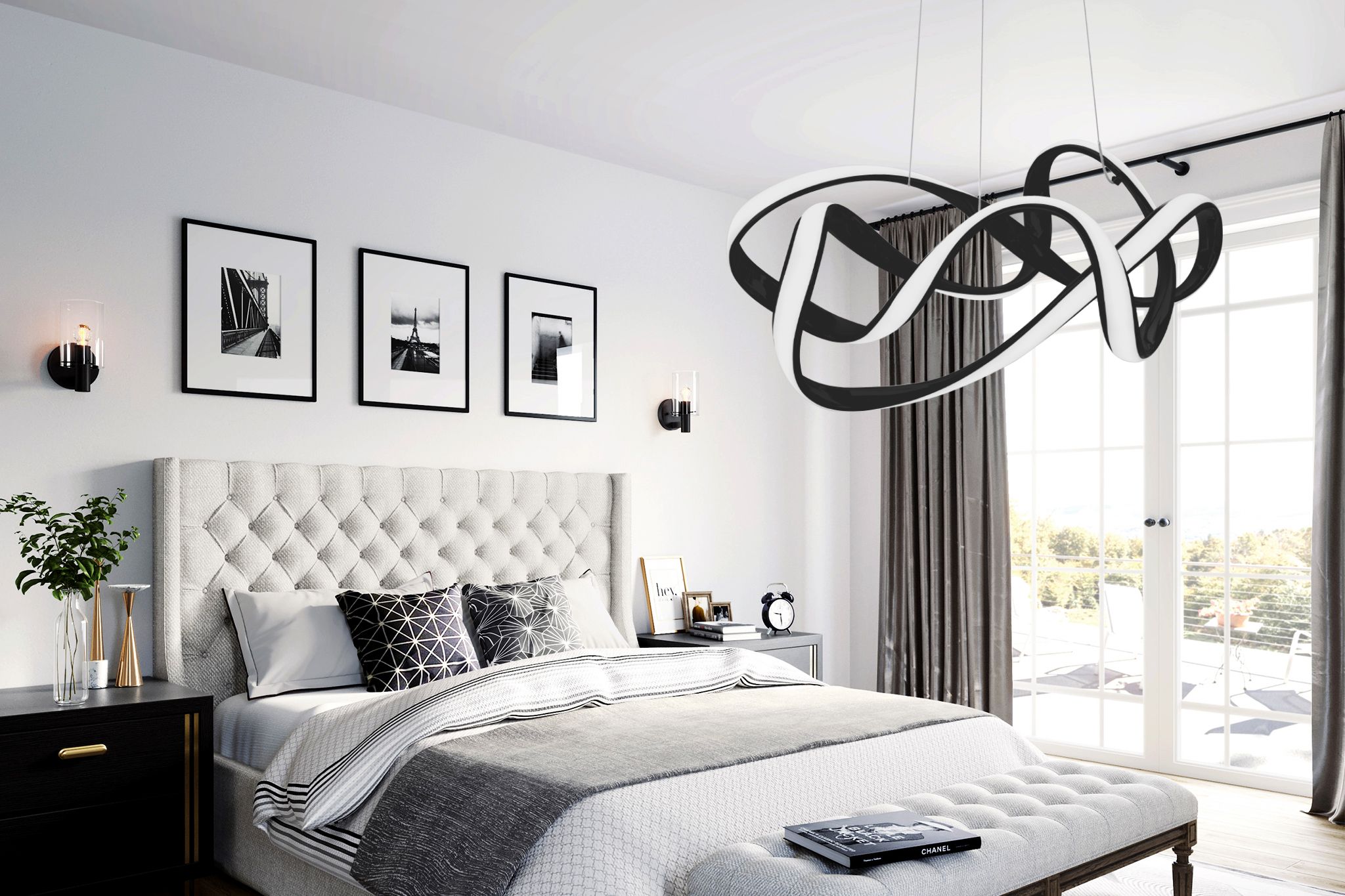 Lampada Led App820-cp Black