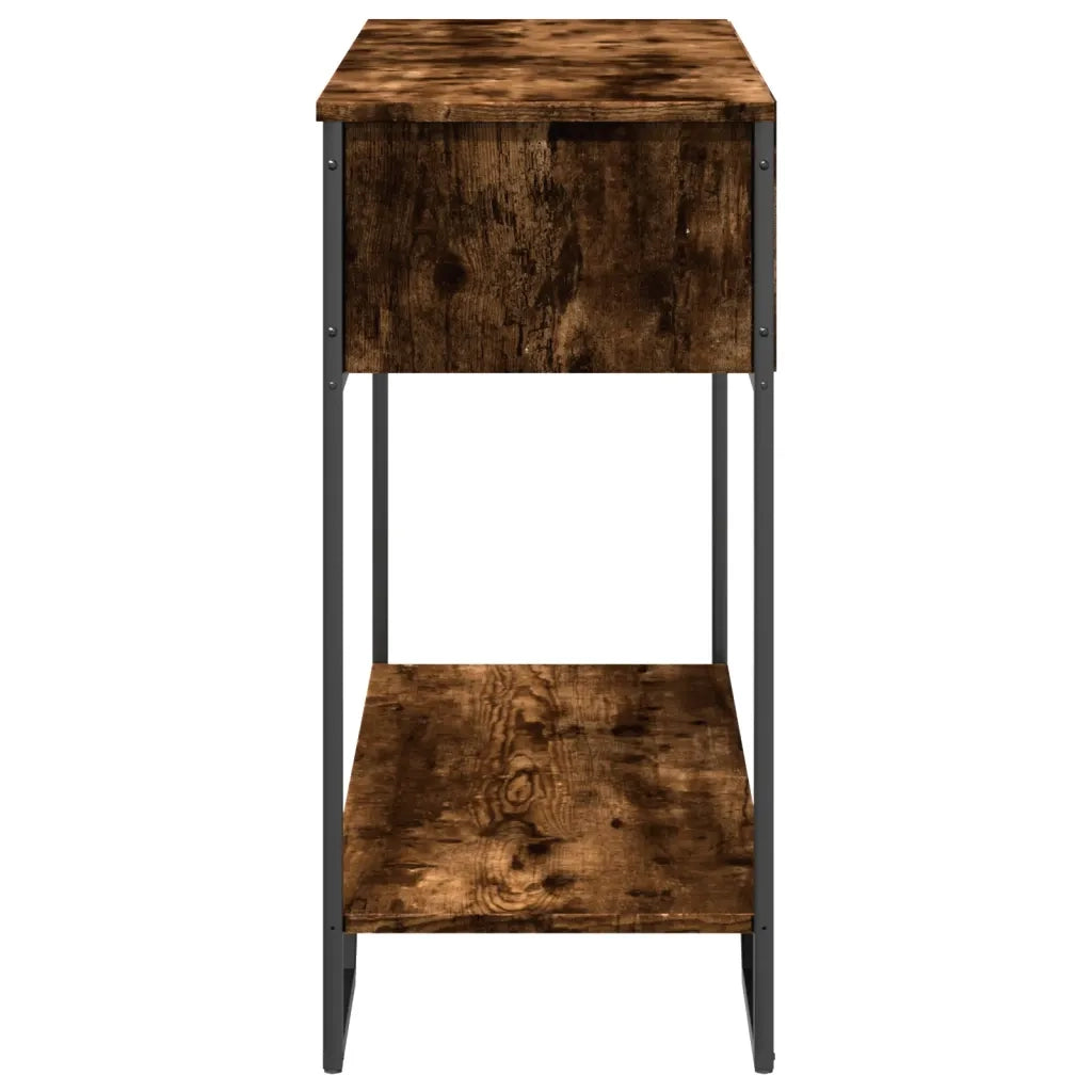 Tavolo Consolle | Tavolo d'Ingresso Rovere Fumo 100x35x74,5 cm in Truciolato