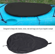 Accessori per kayak - Copertura del cockpit regolabile - Impermeabile - Resistente - Protezione UV 50 - Nero - Materiale duraturo