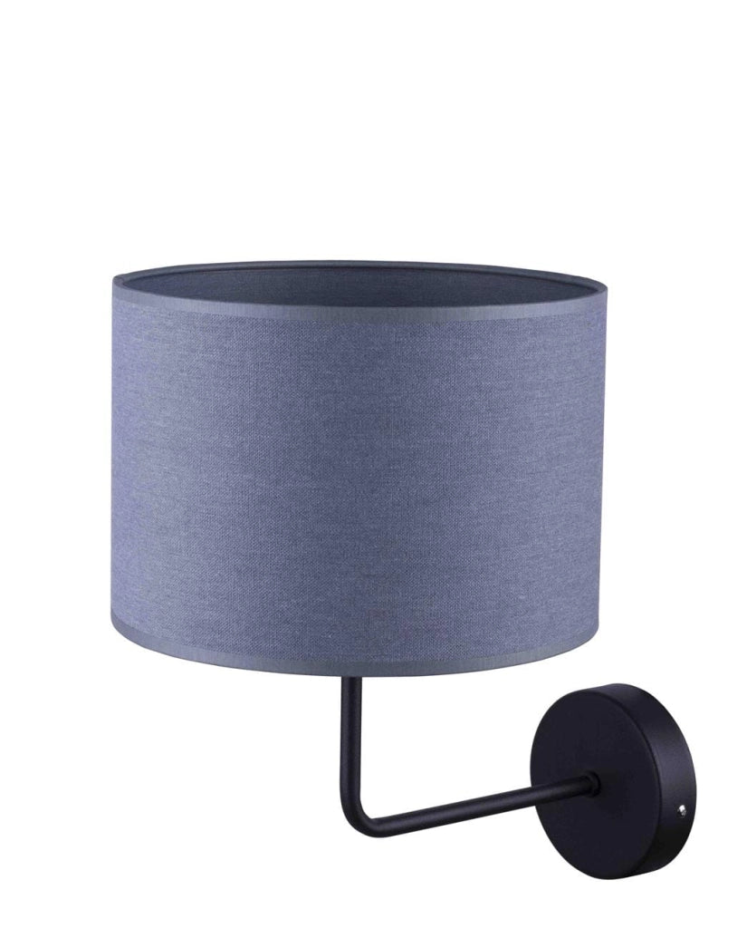 Applique Nowodvorski ALICE grigia tessuto E27 1 luce
