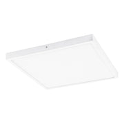 Plafoniera Moderna Fueva 1 In Alluminio Bianco Led Integrato 22W 3000K Ip20