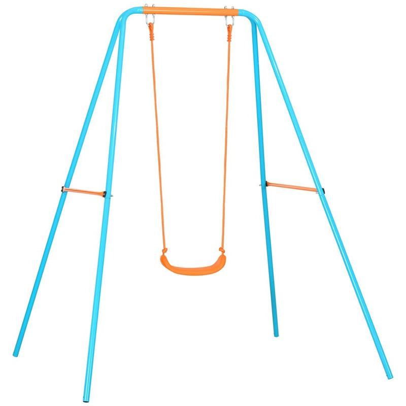 ALTALENA PER BAMBINI IN ACCIAIO CON SEGGIOLINO E PICCHETTI 163X145X181 CM