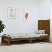 Testiera da Parete Ambra 82,5x3x60 cm in Legno Massello di Pino