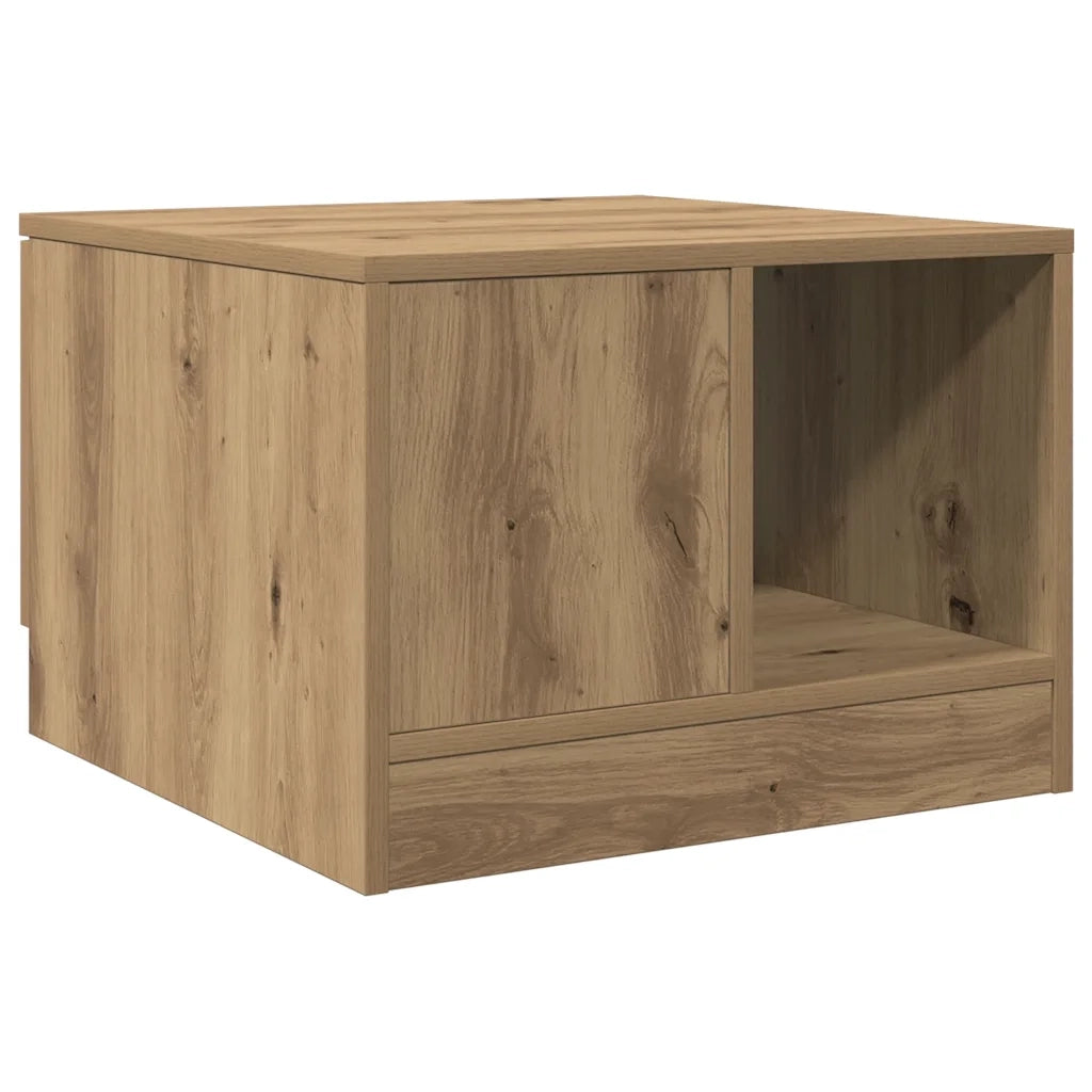 Tavolino da salotto | Tavolino da caff¨¨ | Tavolino da Soggiorno Rovere Artigianale 50x50x36 cm Truciolato