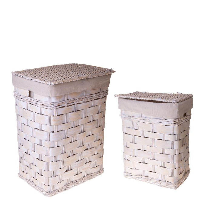 Set 2 Cesti per Biancheria H 64 cm