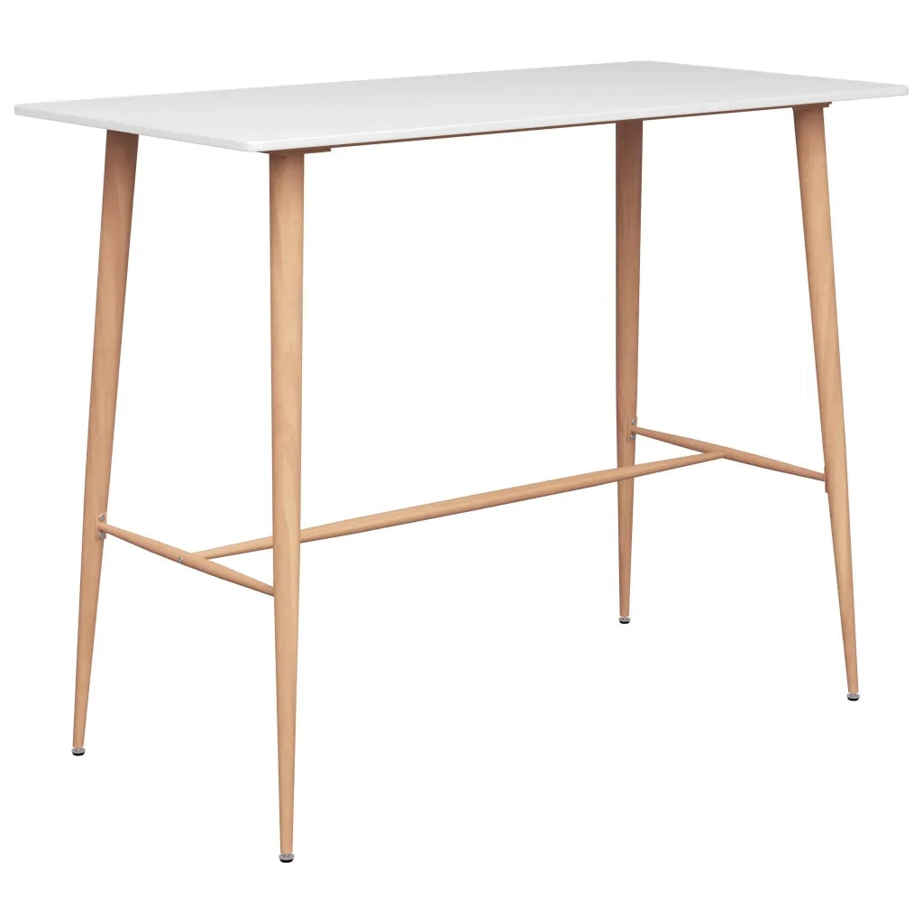 Tavolo da Bar Bianco 120x60x105 cm cod mxl 9836