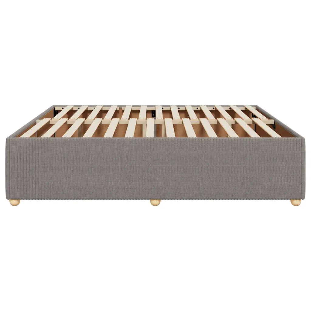 Giroletto senza Materasso Tortora 200x200 cm in Tessuto