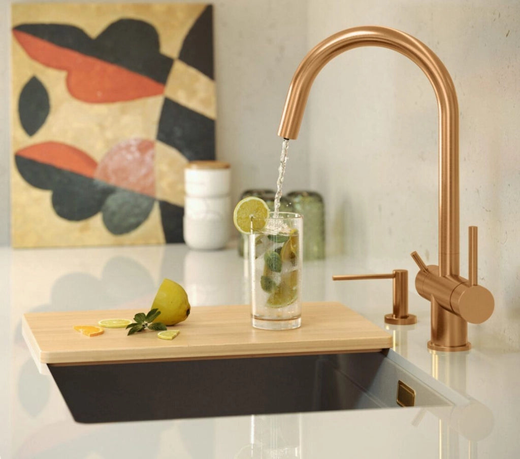 Rubinetto Da Cucina Rea Caren Copper