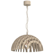 Lampada a sospensione Space beige 1 luce metallo E27