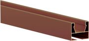 Guida Plastica per Porte a Soffietto Kasart Marrone Noce 3 x 2,5 x 150 cm
