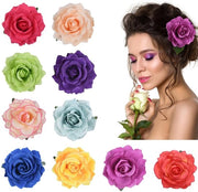 Accessori capelli con disegno di fiori - 10 pezzi - Materiale duraturo - Ideale per matrimoni/festival