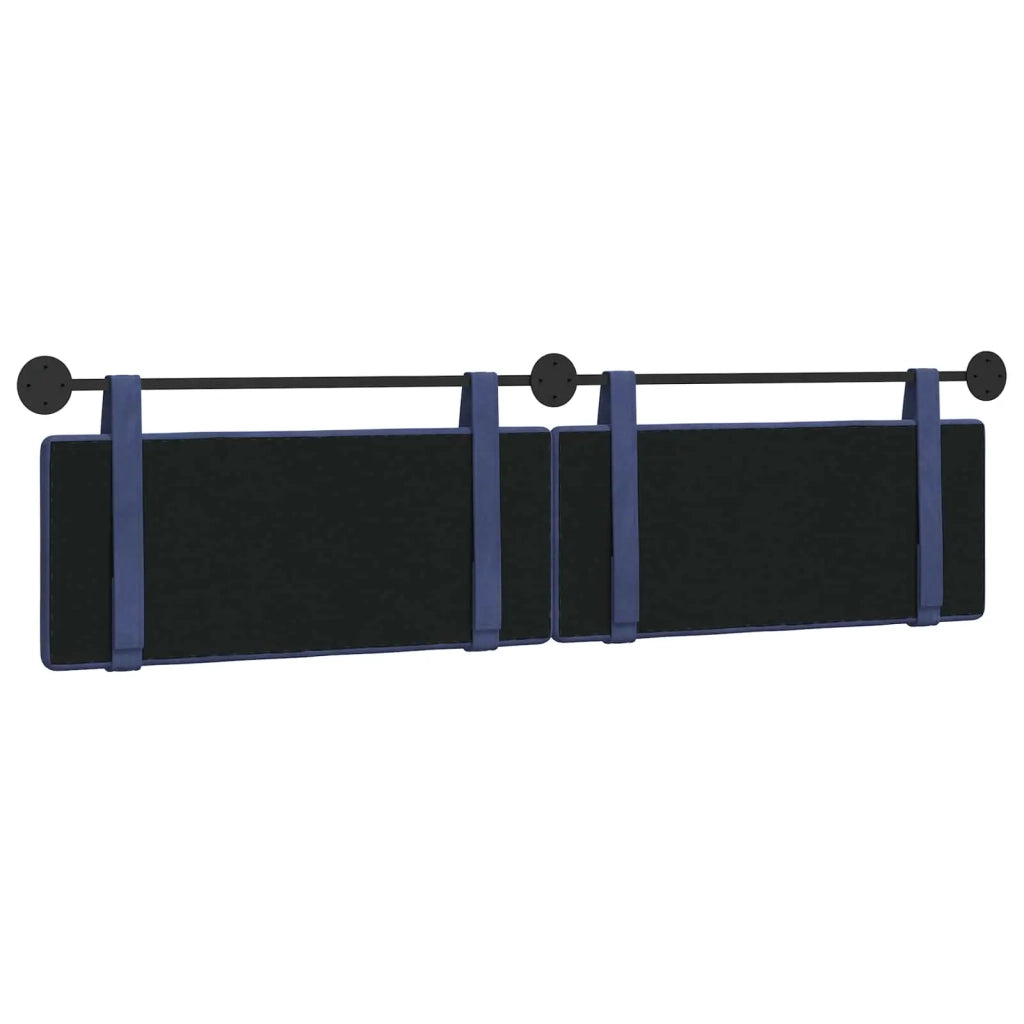 Testiera sospesa Blu Polizia Velluto