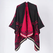 Nuovo scialle/sciarpa/scialle double-face in cashmere jacquard