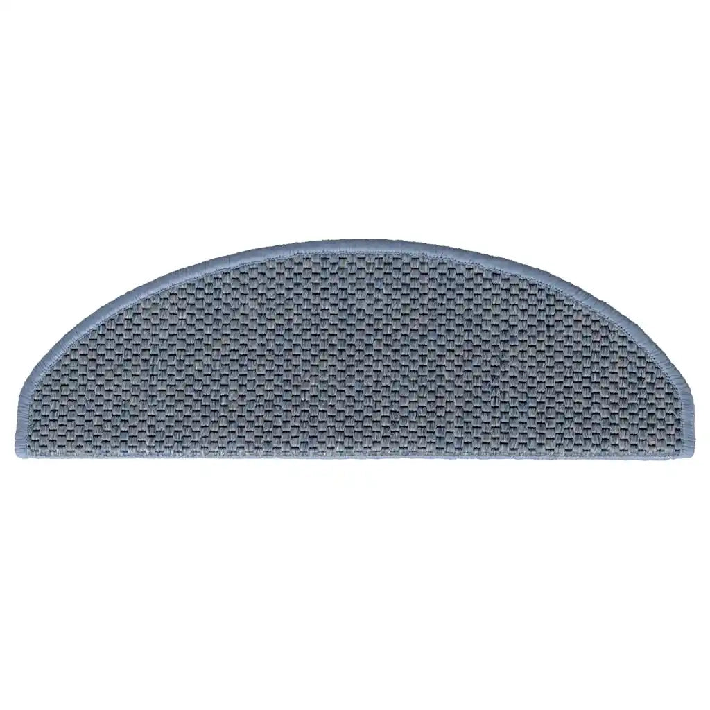 Tappeti Autoadesivi per Scale Aspetto Sisal 30 pz | Gradini per Scale 65x21x4 cm Blu