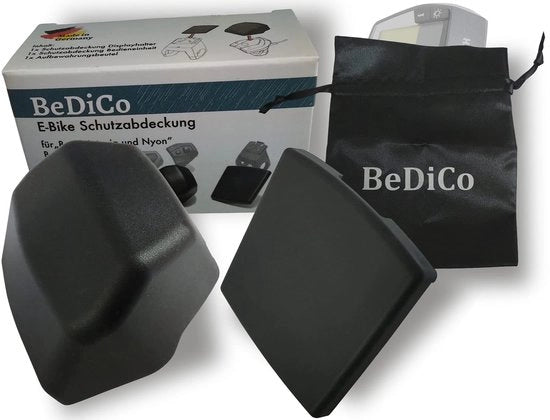 Set di protezione per e-bike da 3 pezzi I per display e maniglione Bosch Intuvia + Nyon (fino al 2020) I Protezione a tocco per display e maniglione I comprensivo di borsa di trasporto I Made in Germany