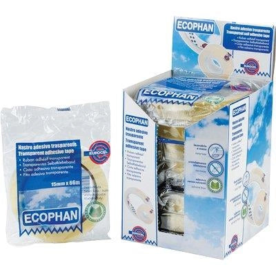 NASTRO ADESIVO TRASPARENTE CASA EXPO EUROCEL - PPL MM 15 ML 66 CF=PZ 10- 1 confezioni