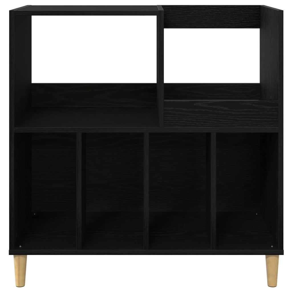 Supporto per giradischi Rovere Nero 82 x 39,5 x 82,5 cm 8012883