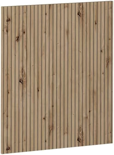 Frontale cucina R-Line, Rovere artigianale, 59.6 x 71.3 cm frontale del mobile per mobile forno a mezza altezza, adatto per armadi da cucina R-Line per un montaggio semplice
