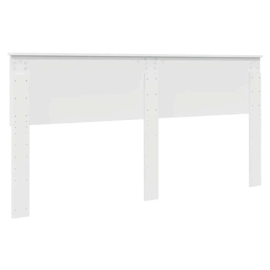 Testiera-Testata-Testiera Decorativa Bianco Lucido 180 cm Legno multistrato 482501