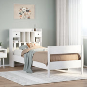 Letto con Libreria senza Materasso 75x190 cm in Legno Pino 3323051