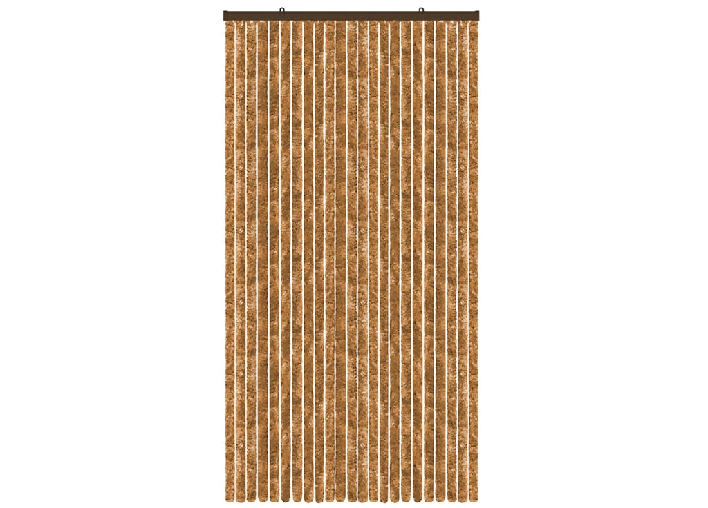 Tenda Antimosca Antirumore Caduta Pannello Porta Finestra Casa In Ciniglia - 120x230 - Bronzo
