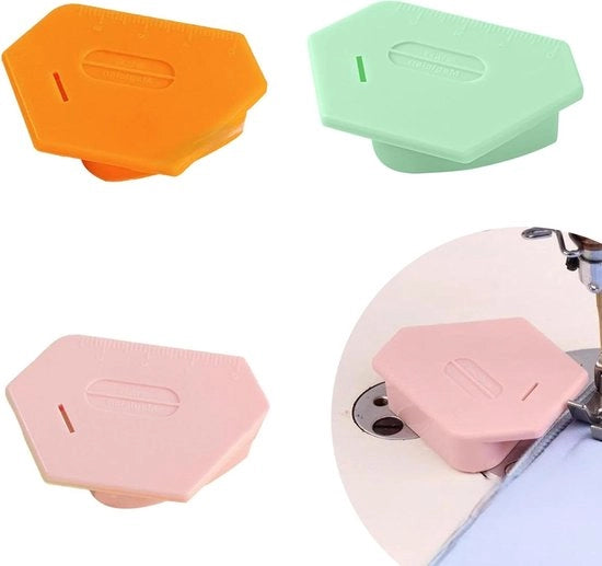3 Set Guide per Magnetismo - Accessorio per Macchina da Cucire per la Guida della Cucitura con Guida Multifunzionale e Scala - Utile per la Cucitura con Precisione