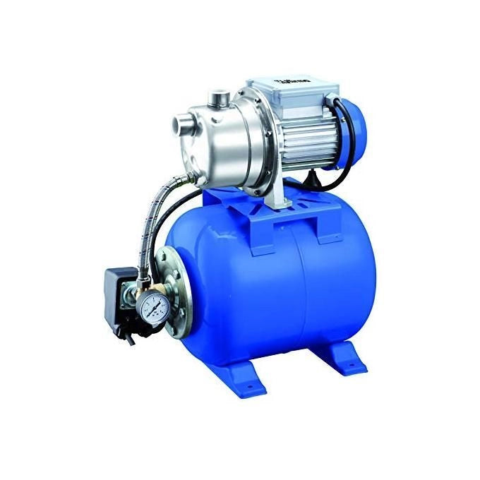 HU-Firma 7567530 Garden HU-800 Elettropompa Periferica con Autoclave 800W 3500 l-h Prevalenza 38 m Attacco 1'' F Testa Inox