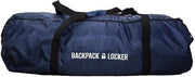 Borsa a prova di furto per viaggi aerei con chiusura a catena - Protezione antifurto e sicurezza (blu, 45-55 litri)
