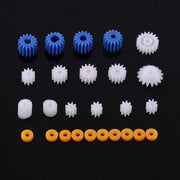 Pakket di ingranaggi a spindola con 26 pezzi per 2MM/2.3MM/3MM/3.17MM/4MM set di ingranaggi a beringhiera con beringhiera Asriem