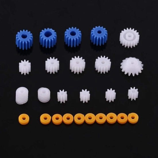 Pakket di ingranaggi a spindola con 26 pezzi per 2MM/2.3MM/3MM/3.17MM/4MM set di ingranaggi a beringhiera con beringhiera Asriem
