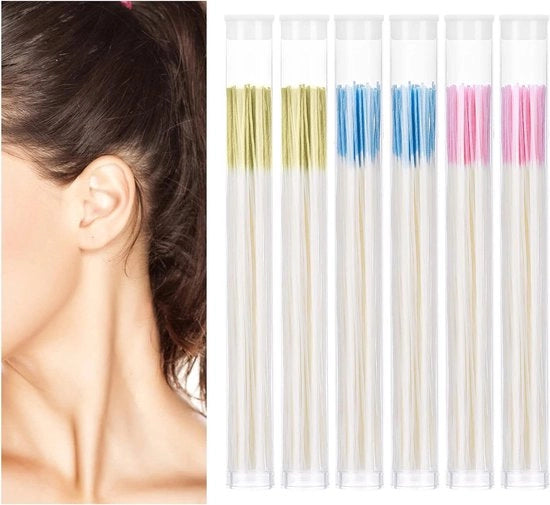 Rinforzatore di orecchio antiseptico - 360 pezzi di assistenza per piercing flessibile orecchio - disinfettante per ragazze, donne e uomini