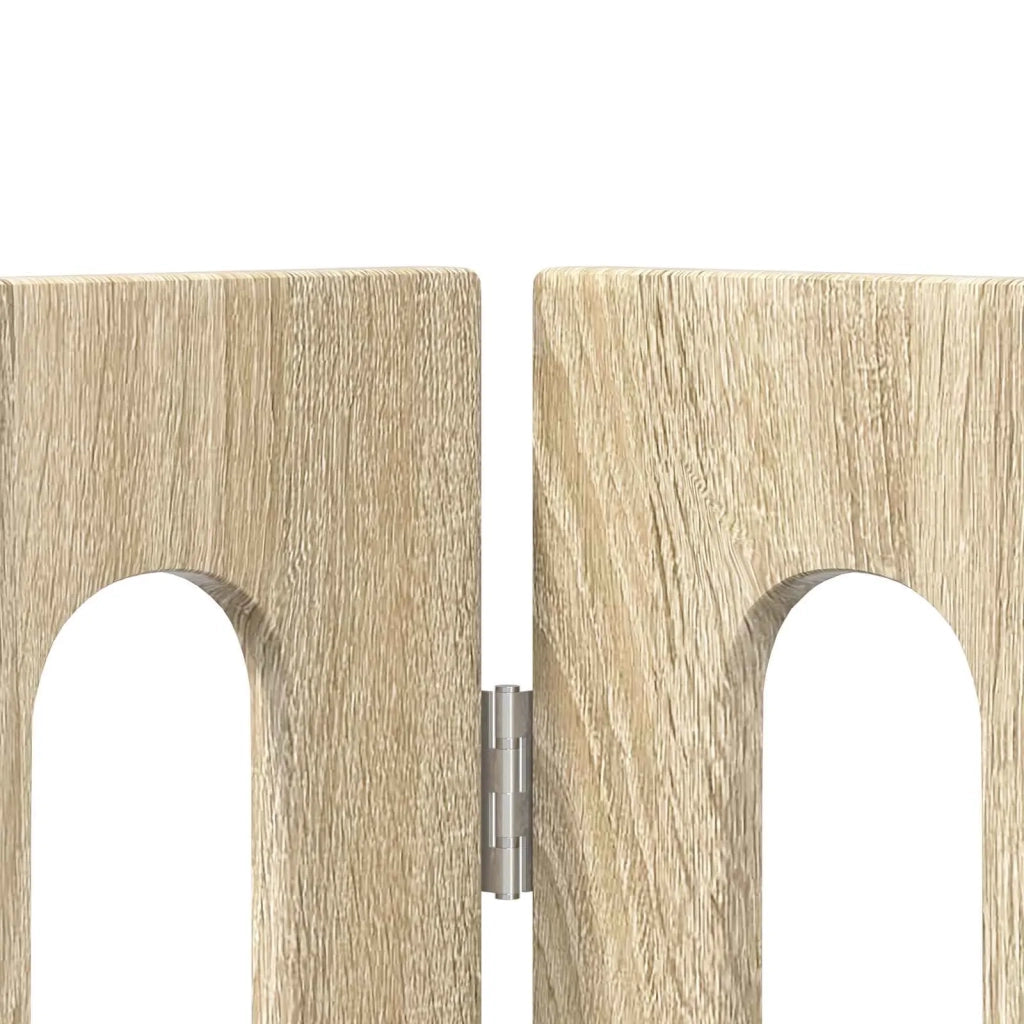 Recinto pieghevole per animali 2 pcs Rovere Sonoma
