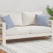 Cuscini da Esterno 2 pz Stampa a Righe 45x45 cm Blu CFW1669355