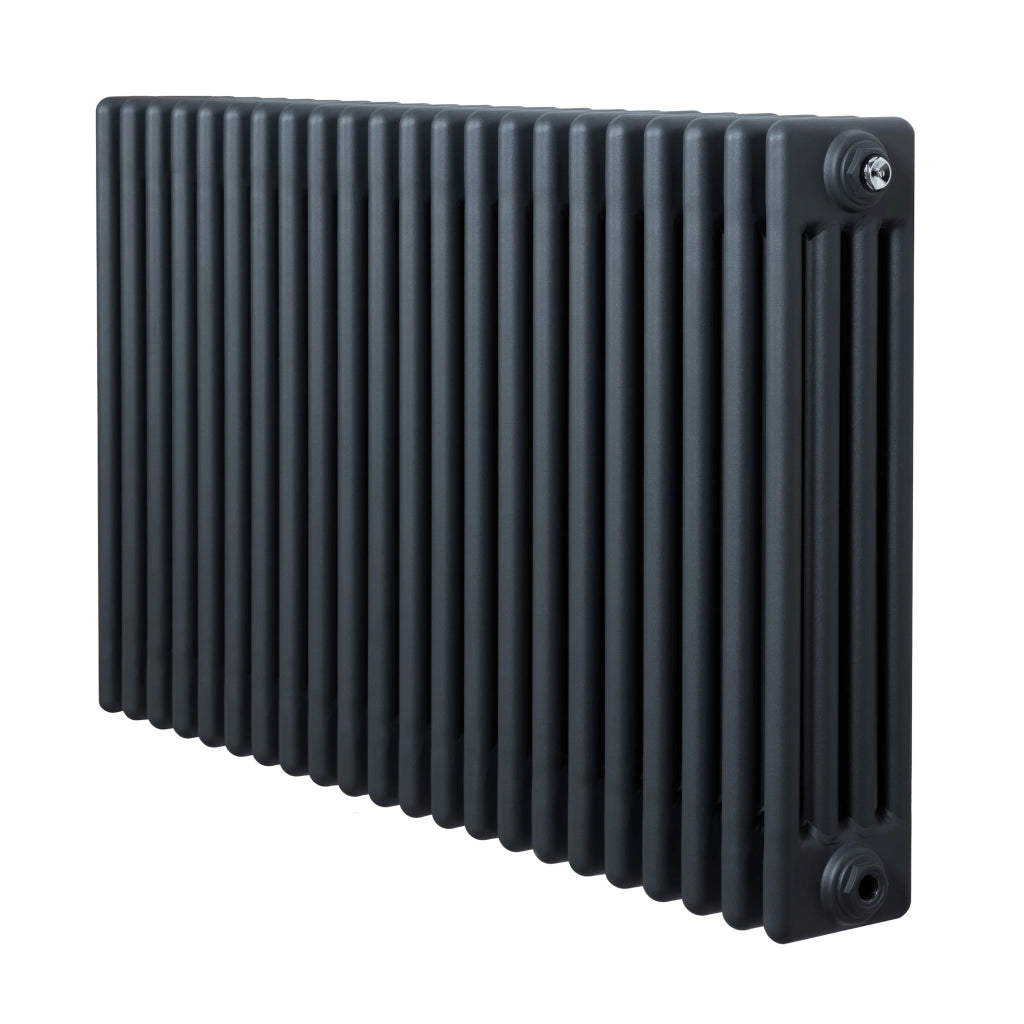 Radiatore Tradizionale 4 Colonne Orizzontale Riscaldamento Antracite 600x1010 mm