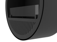 Camino a Bioetanolo da Parete Ø72,4x30 cm Incyrcle Slim Wall Nero