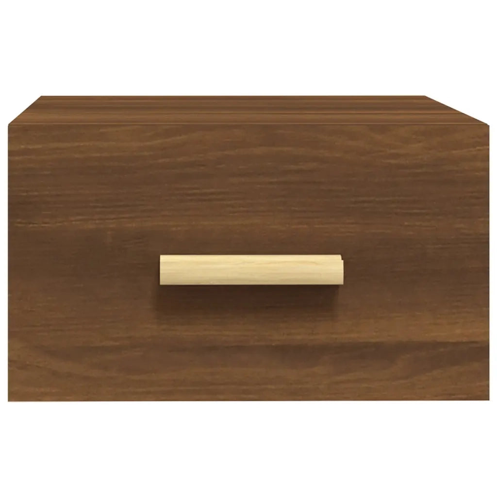Comodino a Muro Rovere Marrone 35x35x20 cm  cod mxl 30148