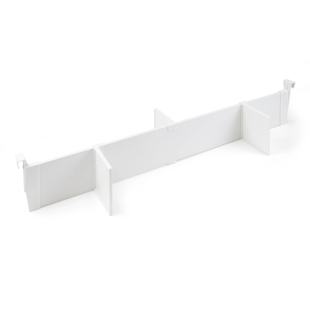 Emuca Set di divisori per interni dei casseti Vertex-Concept, 900, Verniciato bianco, Alluminio e Tecnoplastica, 1 u.