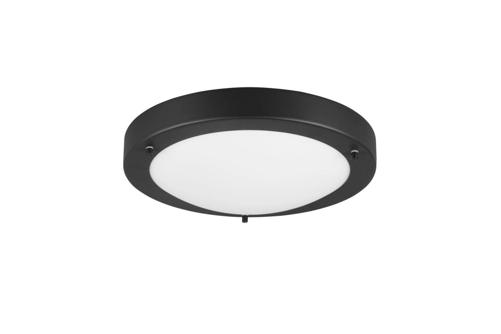 Plafoniera da Interno  E27 in Metallo Nero Opaco