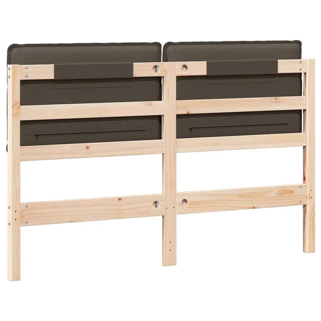 Testiera | Testata imbottita con Testiera | Testata Grigio Naturale e Chiaro 160 cm