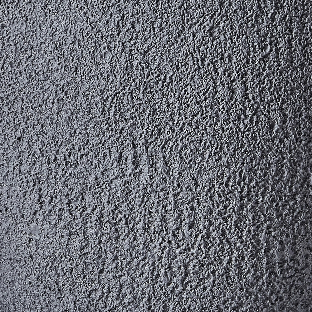 Vaso da fiori in argilla grigio 55 x 55 x 53 cm per interni ed esterni resistente alle intemperie