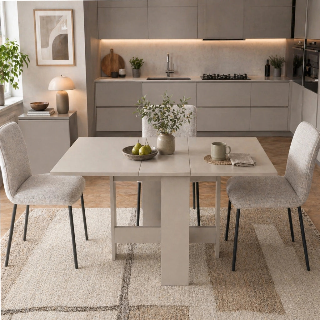 Tavolo consolle allungabile Artemio 30-130x76 cm Salvaspazio Legno Colore Sabbia