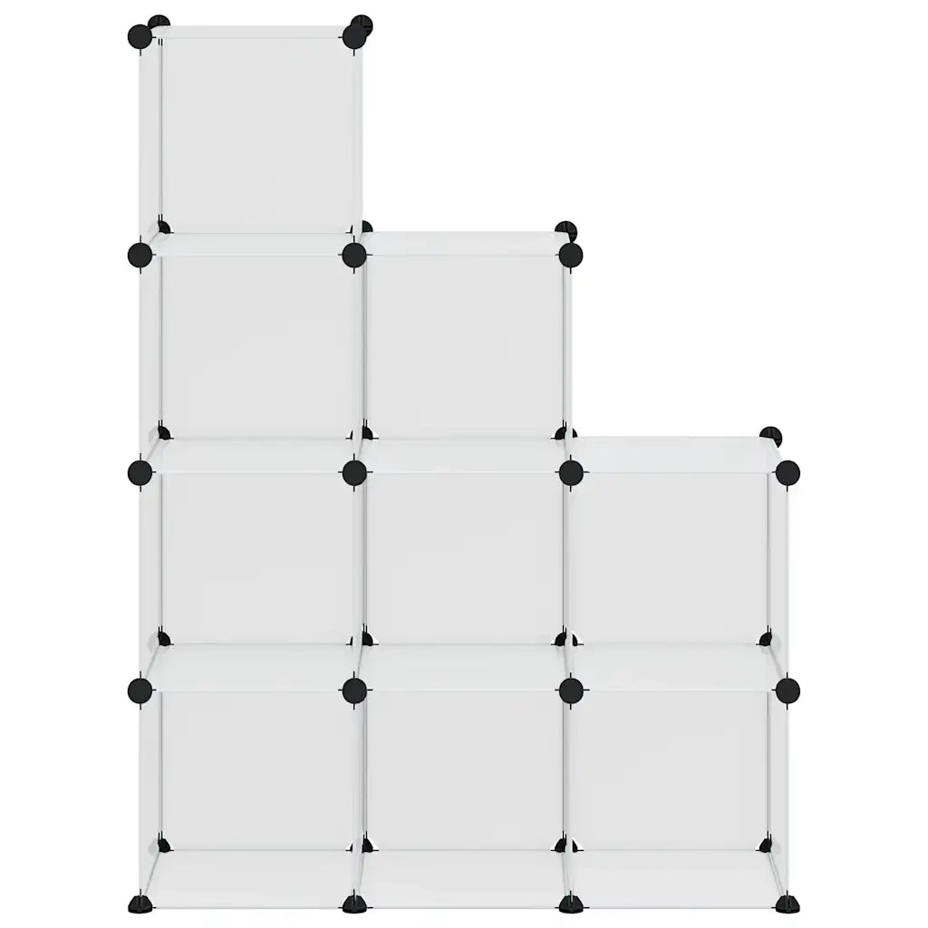 Organizzatore Portaoggetti con 9 Cubi Trasparenti in PP CFW7808895