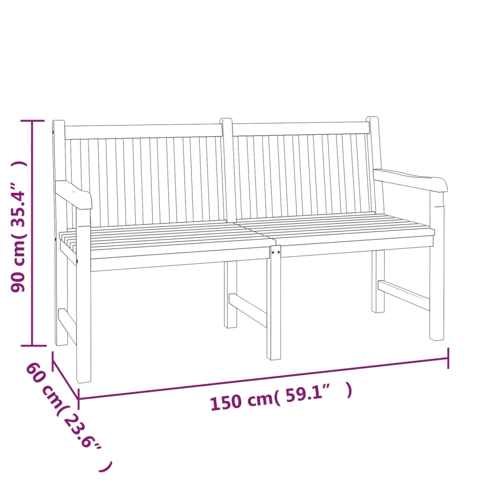 Set da Pranzo per Giardino 5 pz in Legno Massello di Teak cod mxl 35324