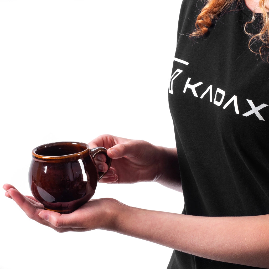 Set regalo di 2 tazze da vin brulé KADAX da 300 ml in gres.
