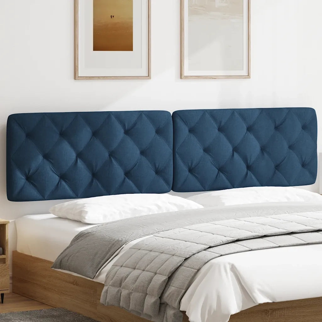 Cuscino Testiera Blu 200 cm in Tessuto CFW6703553
