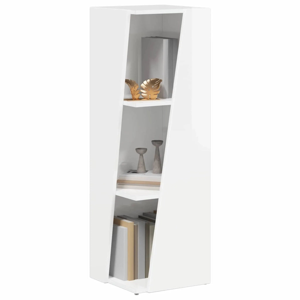 Mensola laterale Bianco Lucido 33 x 32 x 100,5 cm 892421