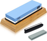 Slijpsteen Professionale doppio lato 3000/8000 con base antiscivolo per coltelli da cucina