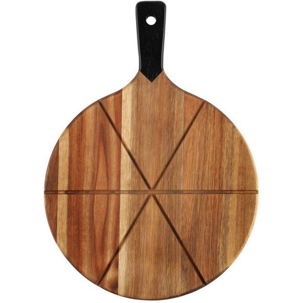 Tagliere Vassoio Servipizza Con Rotellina Taglierina Taglia Pizza Diametro 30 Cm
