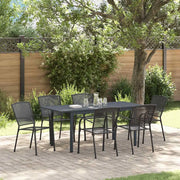 Set da Pranzo per Giardino 7 pcs Antracite 3378812